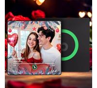 Imán de Refrigerador con Música Personalizado Reproductor de Música con Foto Portada Álbum Puede Reproducir Imán Personalizable para Nevera Parejas Decoración del Hogar Amantes de la Música