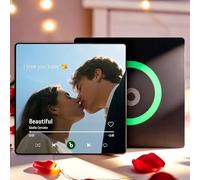 Imán de Refrigerador con Música Personalizado Reproductor de Música con Foto San Valentín Spotify Portada del Álbum Puede Reproducir Canciones Regalo para Parejas Navidad (Estilo X1-For Mom)