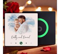 Imán de Refrigerador con Música Regalo Dia del Padre Personalizado Imanes Nevera con Foto Regalo para Papa Spotify Portada del Álbum Regalos Originales para Navidad Cumpleaños