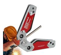 Imán De Soldadura Ajustable - Herramienta De Posicionamiento Magnético De 20-200 Grados, Función De Mantenimiento Conmutable | Solución De Estructura De Procesamiento De Metales De Ayuda De Soldadura