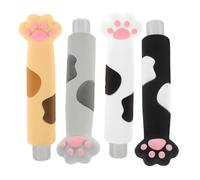 Imán de Uñas Forma de Pata de Gato de Ojo de Gato 4 Piezas | Silicona y Imán, Agarre Ergonómico Antideslizante, para Uñas de Manos y Pies en Casa o Salón