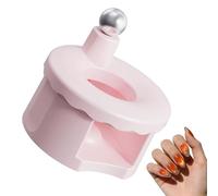 Imán de uñas giratorio, ayuda de manicura, con de cuentas de vidrio, para principiantes, mujeres, niñas, esposas, madres, novias, estudiantes de arte, hogar, salón de belleza, entusiastas del