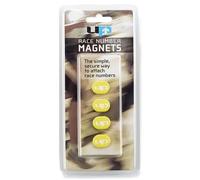 Ultimate Performance Race Number Magnets Imanes Porta Dorsal, Unisex Adulto, Amarillo, Talla única