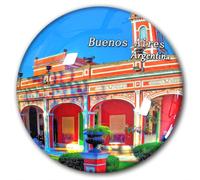 Imán decorativo para nevera de Argentina Buenos Aires, recuerdo de cristal