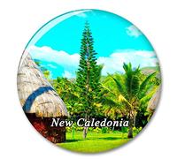 Imán decorativo para nevera de Nueva Caledonia con imán decorativo para viaje, colección de recuerdos, regalo de ciudad turística, pizarra blanca, cocina