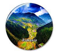 Imán decorativo para nevera de Rumania con imán decorativo para viaje, colección de recuerdos, regalo de ciudad turística, pizarra blanca, cocina