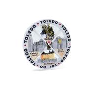 Imán Decorativo Toledo España - Colección Exclusiva Alma de Toledo - Cerámica Artesanal Vibrante - Souvenir Único para tu Hogar y Corazón