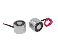 Imán eléctrico P34/25 de 12 V CC con ventosa de elevación de 25 kg y 250 N, 24 V, 1 unidad(24V)
