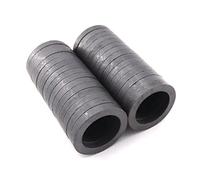 Iman ferrita con agujeros - 1.38 pulgadas (35 mm) de disco redondo para refrigerador, nevera, proyectos científicos, manualidades, alrededor de la oficina (paquete de 30)