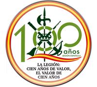 Imán frigo redondo legión centenario