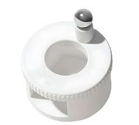 Imán giratorio de ojo de gato 2026, succión automática de cuentas de vidrio de uñas de ojo de gato, bola magnética de 360°, herramienta de uñas apta para principiantes, para esmalte de gel (blanco