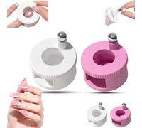 Imán Giratorio De Ojo De Gato Mejorado,Herramienta Magnética Para Uñas 5D Con Fuerte Fuerza Magnética N50,Herramienta Giratoria De 360° Para Arte De Uñas De Terciopelo Brillante(2PCS)