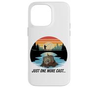 Imán Just One More Cast Safe Cracker Fishing Treasure Carcasa para iPhone 14 Pro MAX