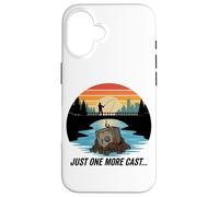 Imán Just One More Cast Safe Cracker Fishing Treasure Carcasa para iPhone 16