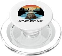 Imán Just One More Cast Safe Cracker Fishing Treasure PopSockets PopGrip para MagSafe