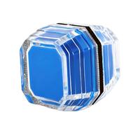 Imán limpiador de vidrio para acuario, herramienta raspadora de algas para peceras, 3,5 x 3,5 cm, cepillo magnético no flotante, diseño compacto para tanques de agua dulce Betta Turtle y mantenimiento