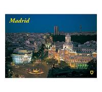 Imán Madrid Nocturno Foto aérea