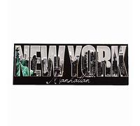 Imán magnético para nevera de Manhattan, Nueva York, Estados Unidos, colección de regalos de recuerdo de viaje, decoración del hogar, cocina, imán magnético para nevera de Nueva York