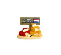 Imán nevera Ámsterdam Holanda Países Bajos Queso Gouda NLD17