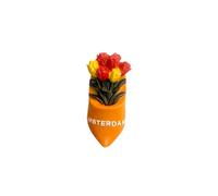 Imán nevera Amsterdam Tulipani Zuecos Holanda NLD64