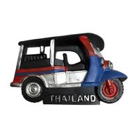 Imán nevera Tailandia Bangkok Tuk Tuk TH04 | Imán magnético 3D Souvenir Viaje Vacaciones Colección - Bangkok Tailandia Tuk Tuk Vehículo Asia