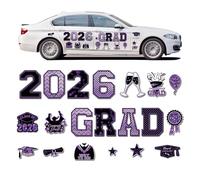 Imán para Automóvil - Novedad Reutilizable De 20 Piezas, Juego De Decoración para Automóvil, Pegatinas Magnéticas De 2026 | Adhesión Multisuperficie, Exhibición Automática, Garaj