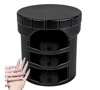 Imán para decoración de uñas - Peonza | Bolígrafo magnético para efecto de gato | Herramienta de diseño de cuentas de vidrio 3D para uñas de gel, fácil de usar, robusta, color plata, modelo 2026,