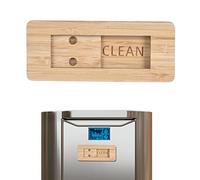 Imán para lavavajillas Clean Dirty Sign Indicator antiarañazos, para la cocina o el frigorífico, imán potente, limpio, la Dirty Sign bambú, para lavavajillas