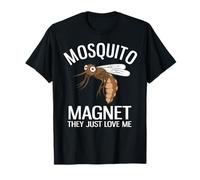 Imán para mosquitos con texto en inglés "They Just Love Me" Camiseta
