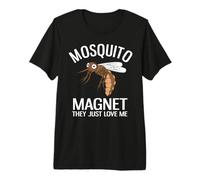 Imán para Mosquitos con Texto en inglés They Just Love Me Camiseta Premium
