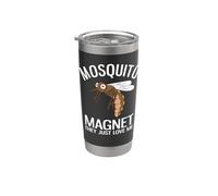 Imán para mosquitos con texto en inglés "They Just Love Me" Vaso térmico de acero inoxidable de doble pared