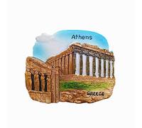Imán para nevera 3D de Atenas Grecia para regalo de recuerdo de viaje para el hogar o la cocina