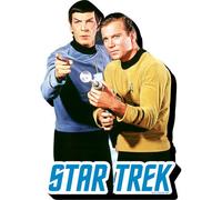 Imán para nevera con diseño de Spock and Kirk de Star Trek