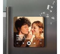 Imán para nevera con música personalizada, con música, para Navidad, aniversarios, bodas, día de San Valentín, cumpleaños, novia, esposa, regalo para papá y mamá