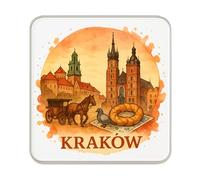 Imán para nevera de Cracovia, Polonia | Regalo coleccionable de recuerdo de viaje