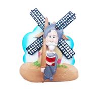 Imán para nevera de Don Quijote, recuerdo de viaje de España, decoración de nevera, calcomanía magnética 3D pintada a mano