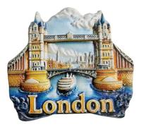 Imán para nevera de Londres, Reino Unido, recuerdo 3D, colección artesanal