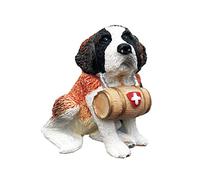 Imán para nevera de San Bernardo, Suiza, recuerdo de viaje, 3D, decoración de nevera, calcomanía magnética pintada a mano