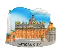 Imán para nevera de San Perter, Basílica del Vaticano, Roma, Italia, recuerdo turístico, resina 3D, imán para nevera, decoración del hogar y la cocina de China