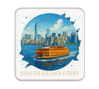 Imán para nevera de Staten Island Ferry, Nueva York, Estados Unidos: bonito regalo de recuerdo de viaje hecho a mano para coleccionistas y decoración del hogar
