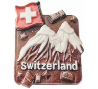 Imán para nevera de Suiza, turismo, turismo, recuerdo 3D, decoración de nevera, calcomanía magnética para manualidades