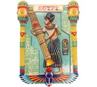 Imán para nevera, diseño de pirámide de El Cairo Egipto, ideal para decoración de nevera, resina, manualidades, pizarra blanca