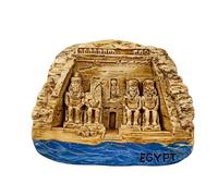 Imán para nevera Egipto Abu Simbel Templo de Ramsés II y Nilo H36