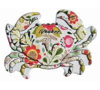 Imán para nevera estilo cangrejo Phuket Tailandia, recuerdo de viaje, decoración del hogar, colección creativa de manualidades