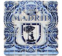 Imán para nevera Madrid España, recuerdo turístico, decoración de nevera, colección artesanal