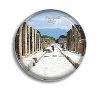 Imán para nevera, Pompeya, Nápoles, Italia, imanes de cristal para nevera, recuerdos, bonito imán de cristal, decoración para pizarra blanca, oficina, hogar, regalo