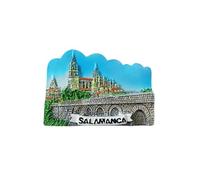 Imán para nevera Salamanca España 3D para regalo, resina hecha a mano Salamanca, imán para nevera para hogar y cocina