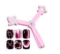 Imán para Uñas | 4 en 1 Portátil para Manicura Creativa - Herramienta Imán | Para Mujeres Niñas Profesionales Principiantes Arte Diseño