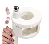 Imán para Uñas, Diseño de Manicura con Cuentas de Vidrio de Rotación de 360 Grados, Imán Fuerte para Uñas, para Principiantes, Mujeres, Uso Doméstico, Salón, Estudio de Arte y Práctica