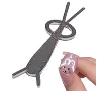 Imán Para Uñas,Imán Con Forma De Conejito Y Ojos De Gatito Para Decoración De Uñas | Accesorios Portátiles para Esmaltar Uñas con Diseño Corazón para Principiantes y Salones